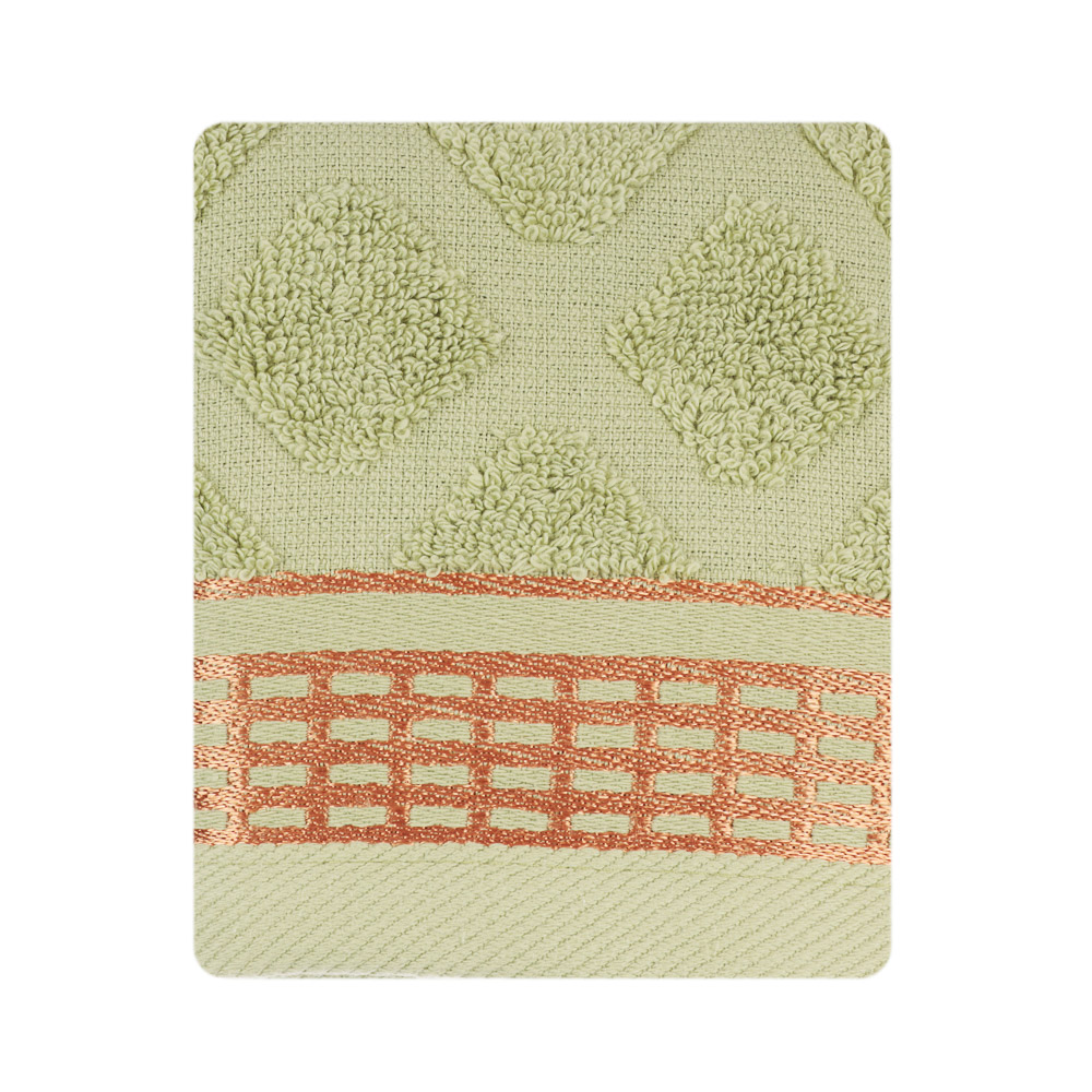 PROVANCE Эвкалипт Полотенце махровое, 100% хлопок, 30х50см, 420гр/м, зеленый, арт.№ 484-149