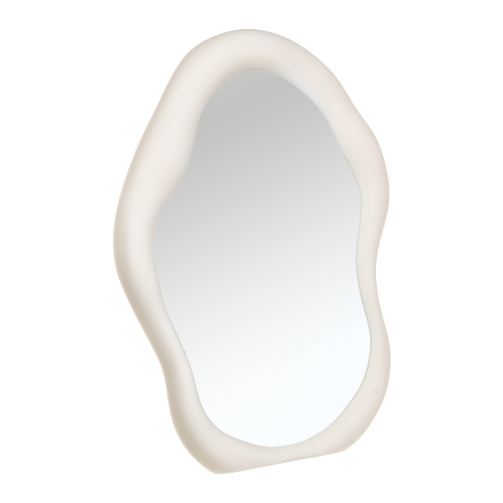 ЮНИLOOK Зеркало настольное фигурное пластик, стекло, 24,5х17,5см, 2 цвета, арт.№ 301-266