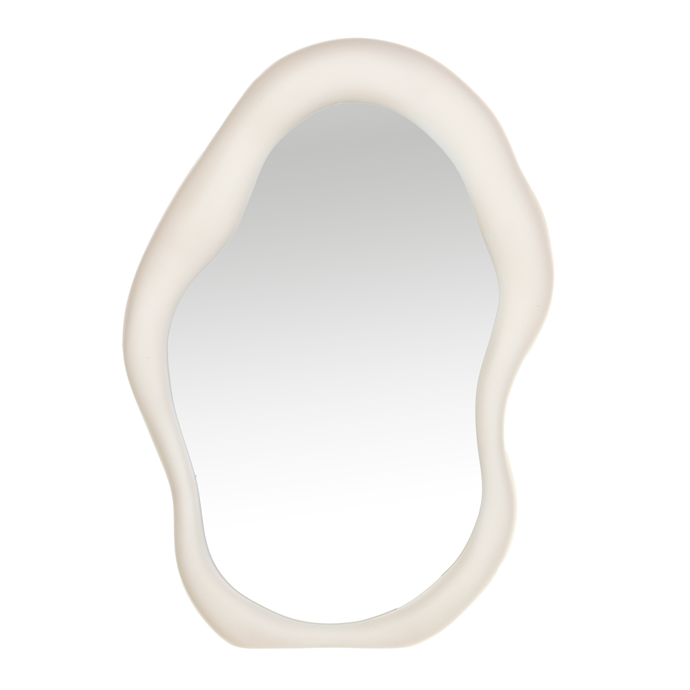 ЮНИLOOK Зеркало настольное фигурное пластик, стекло, 24,5х17,5см, 2 цвета, арт.№ 301-266