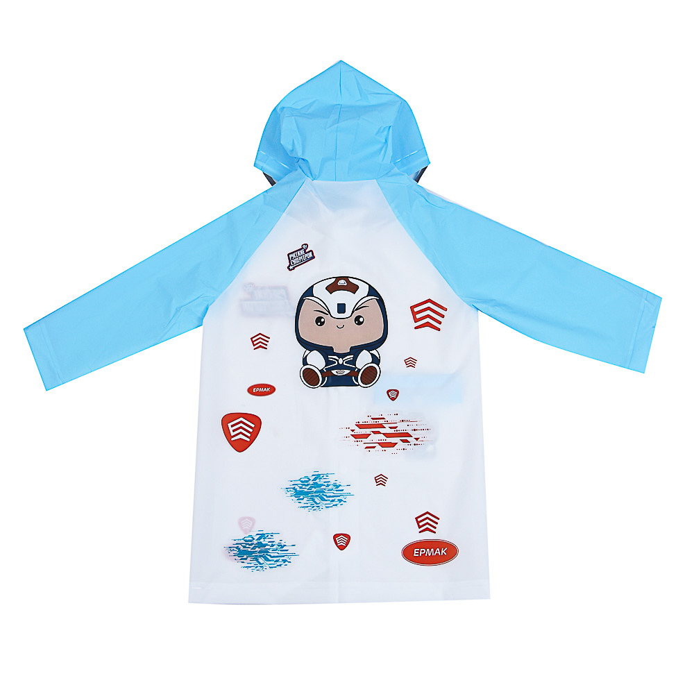 BY Русские Супергерои Дождевик детский с наклейками Ермак 130мкм 66х45см, EVA, арт.№ 188-117