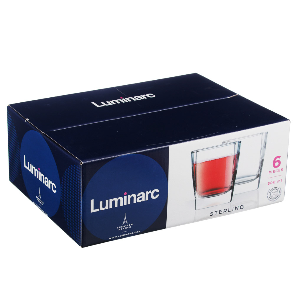 LUMINARC Набор стаканов 6шт 300мл Стерлинг арт.H7669, арт.№ 878-435