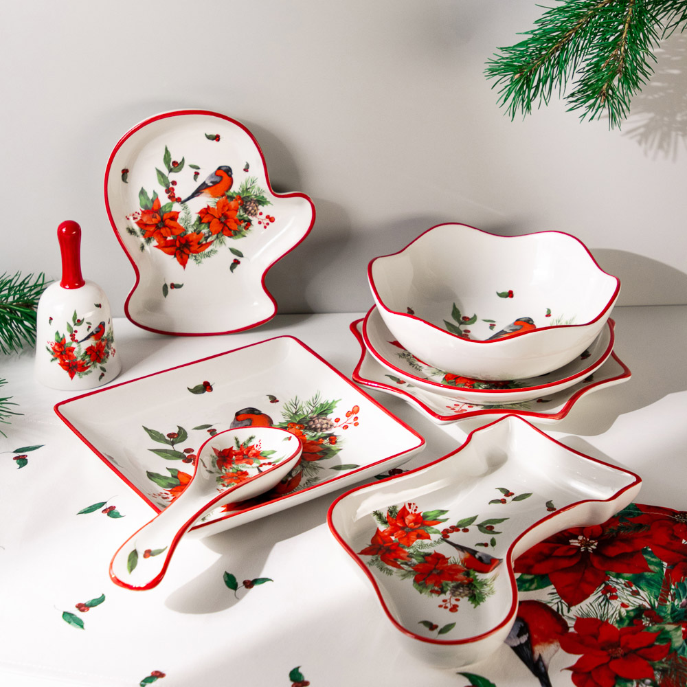 MILLIMI Винтер Блюдо круглое, 22х3см, керамика, арт.№ 820-820