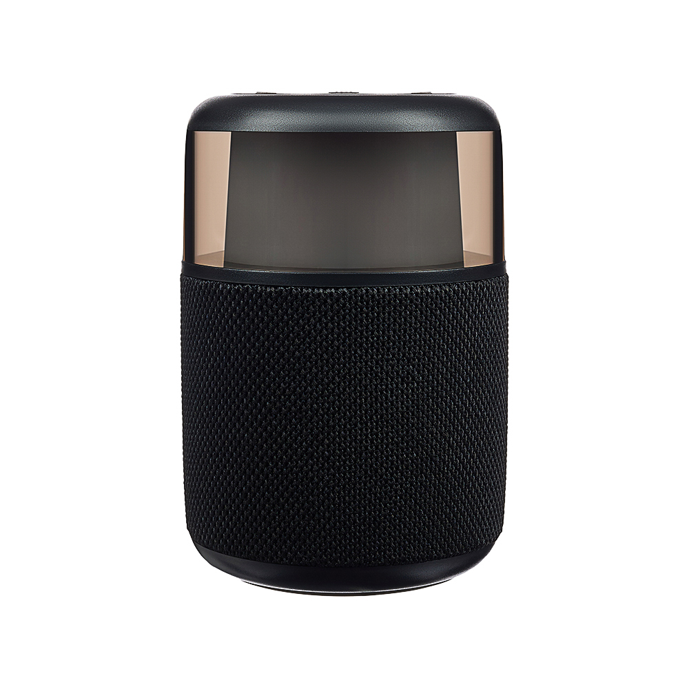 Колонка беспроводная BY GlowSound Mini, 5 Вт,подсветка, 1200мАч, microSD, ВШГ 12x8x8см, черный, арт.№ 443-059