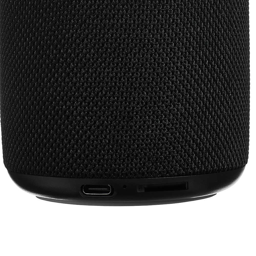 Колонка беспроводная BY GlowSound Mini, 5 Вт,подсветка, 1200мАч, microSD, ВШГ 12x8x8см, черный, арт.№ 443-059