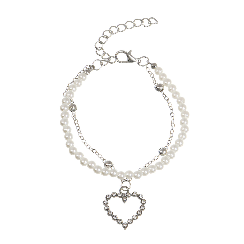 Браслет 15 см, сплав, 3 дизайна, БЖ25-30, арт.№ 023-041