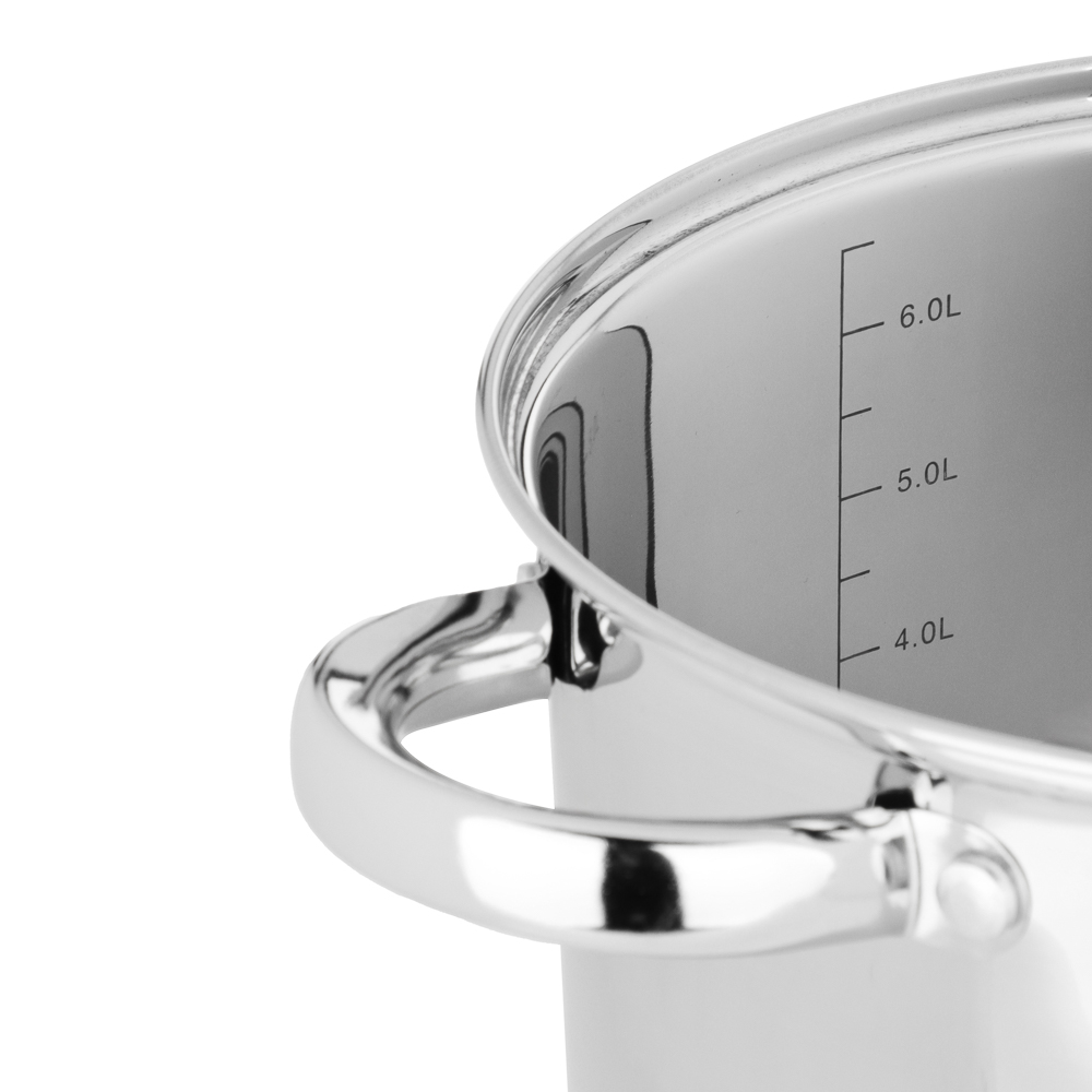 VETTA Орландо Кастрюля 22х19см, 7,0л, со стекл. крышкой, индукция, арт.№ 822-283