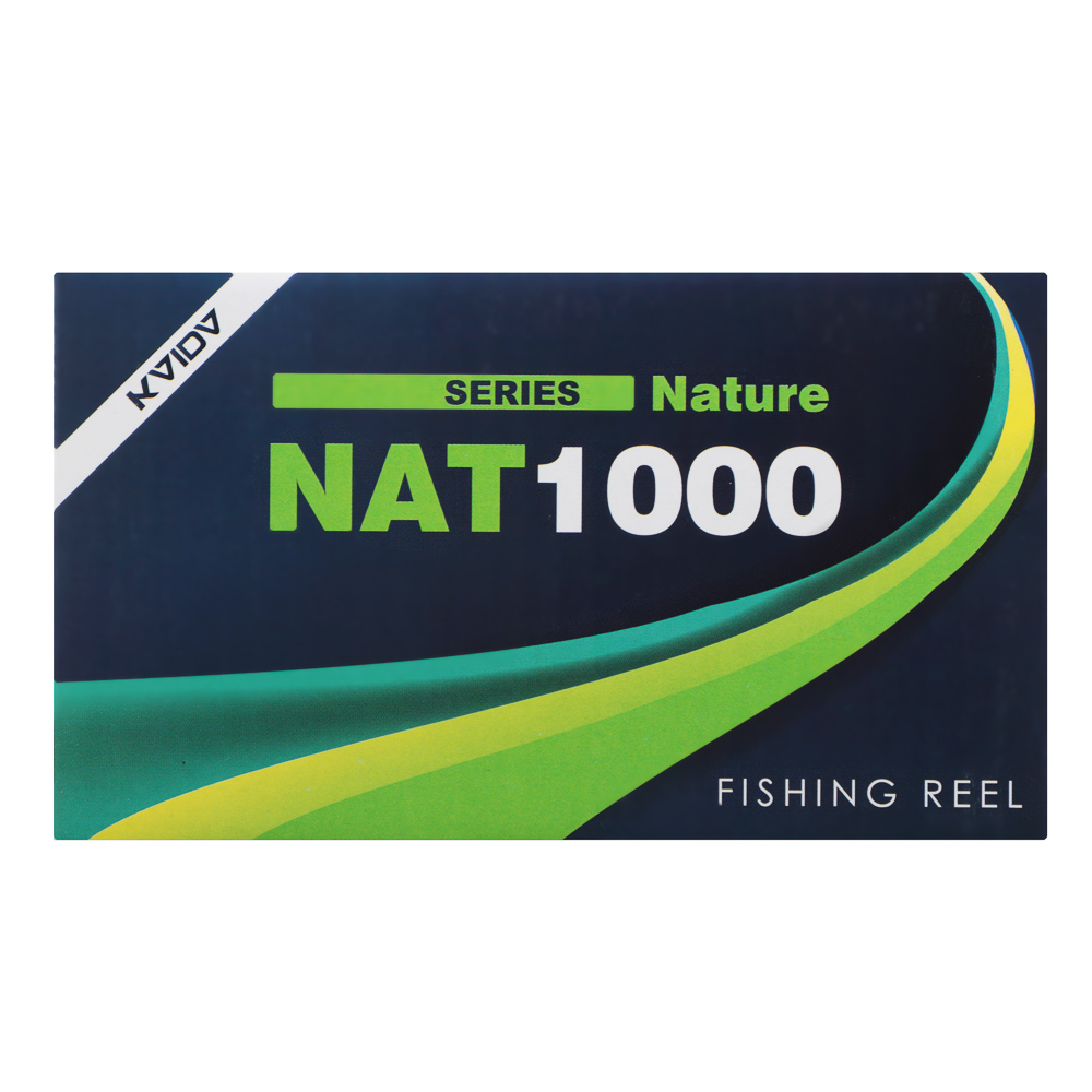 KAIDA Катушка безынерционная с передним фрикционом NATURE 1000, 5+1п.п., арт.№ 142-071
