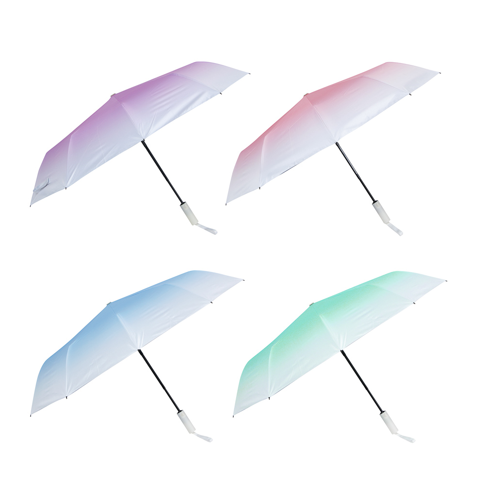 Зонт автомат, усиленный, стекловолокно, металл, пластик, ПЭ, винил, d103см, 10 спиц, 4 цвета, #2, арт.№ 302-393