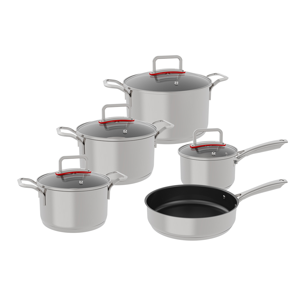 GT Набор посуды кухонной 9пр, нерж.сталь Riga, арт.№ 822-296