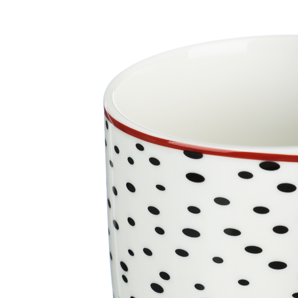 MILLIMI Кружка Штрихи, 350мл, фарфор, 4 дизайна, арт.№ 806-311