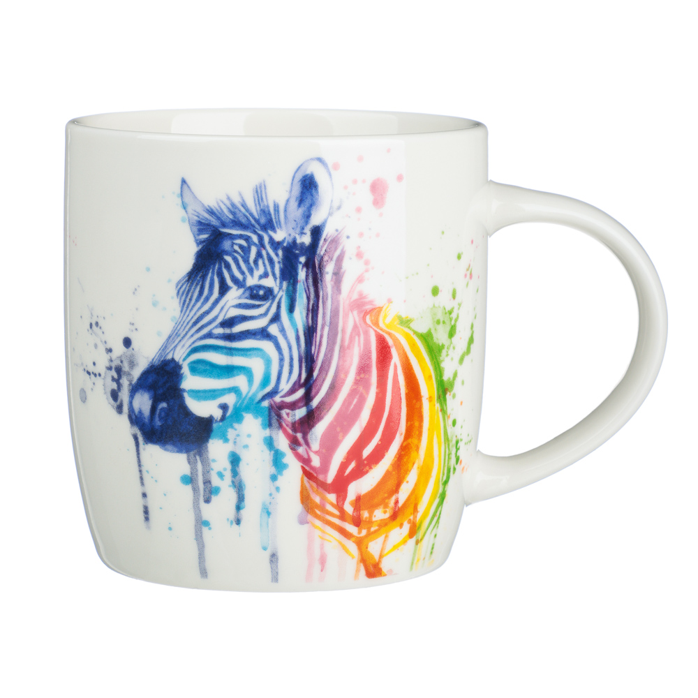 MILLIMI Кружка Сафари, 350мл, фарфор, 4 дизайна, арт.№ 806-314