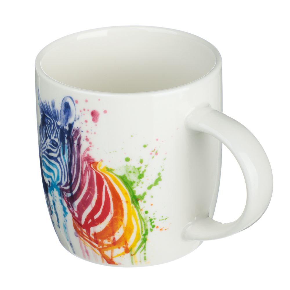 MILLIMI Кружка Сафари, 350мл, фарфор, 4 дизайна, арт.№ 806-314
