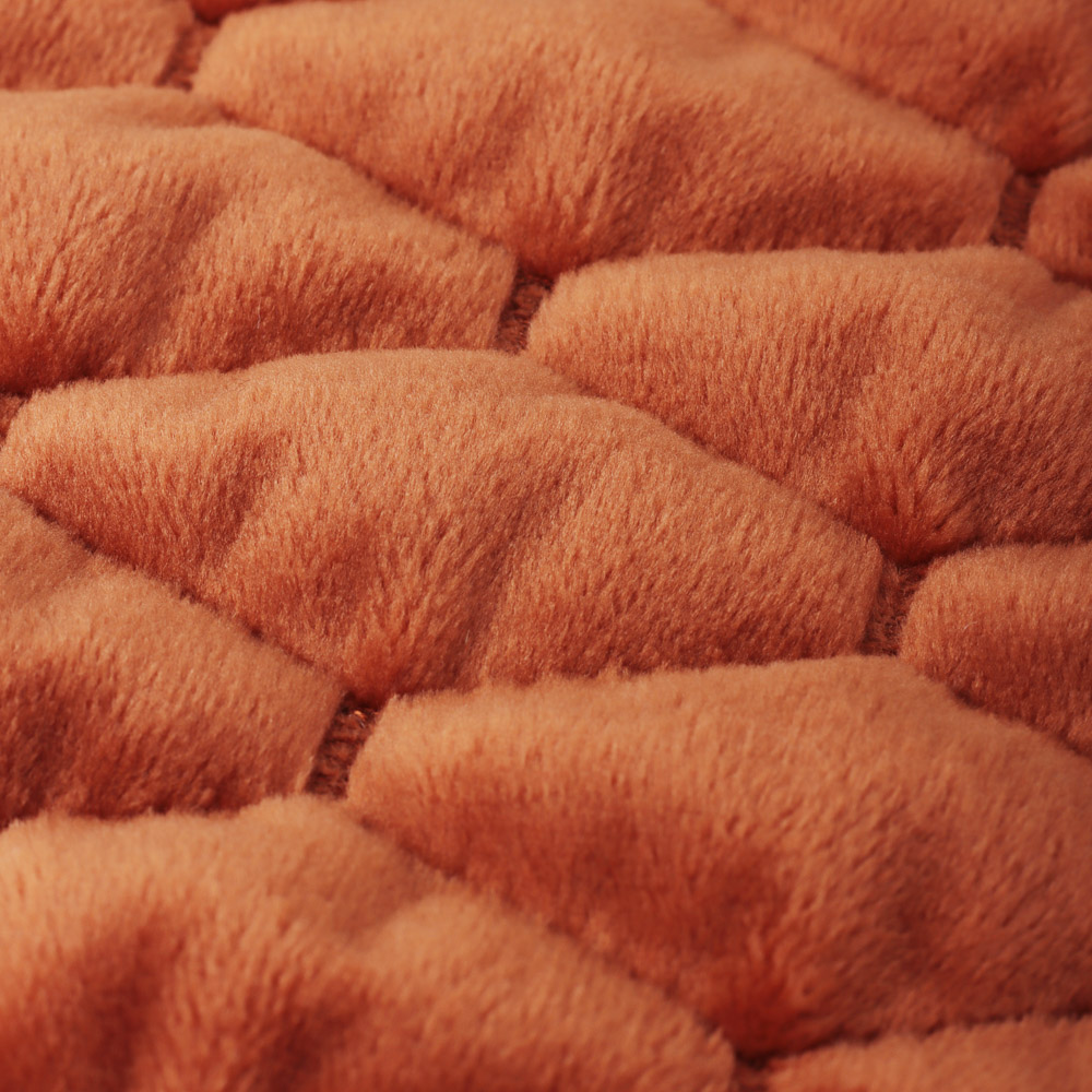 BY COLLECTION Чехол для подушки с кантом, 50х50см, 100% полиэстер, терракота, арт.№ 497-084