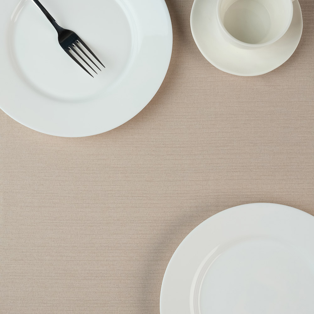 PROVANCE Basic Эвкалипт Скатерть текстильная жаккард, 140х180см, бежевый, арт.№ 435-179