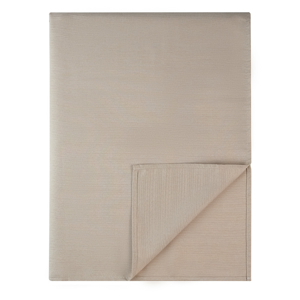 PROVANCE Basic Эвкалипт Скатерть текстильная жаккард, 140х180см, бежевый, арт.№ 435-179