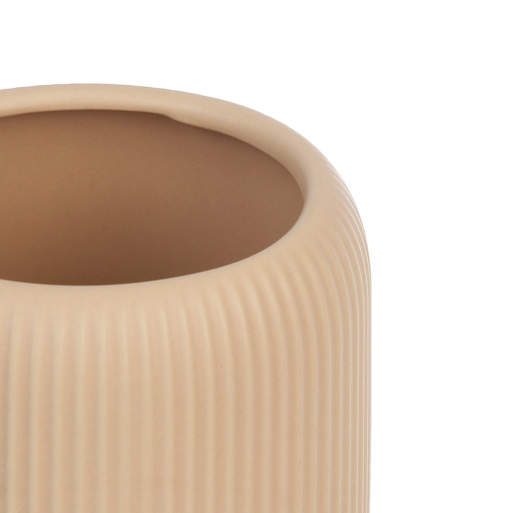 Стакан для ванной комнаты тм VETTA Монтана, доломит, бежевый, 7,5х7,5х10,5см, арт.№ 463-596