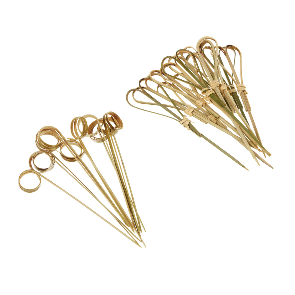 Набор шпажек бамбуковых тм Fntastic, 12 шт, 2 вида, арт.№ 349-616