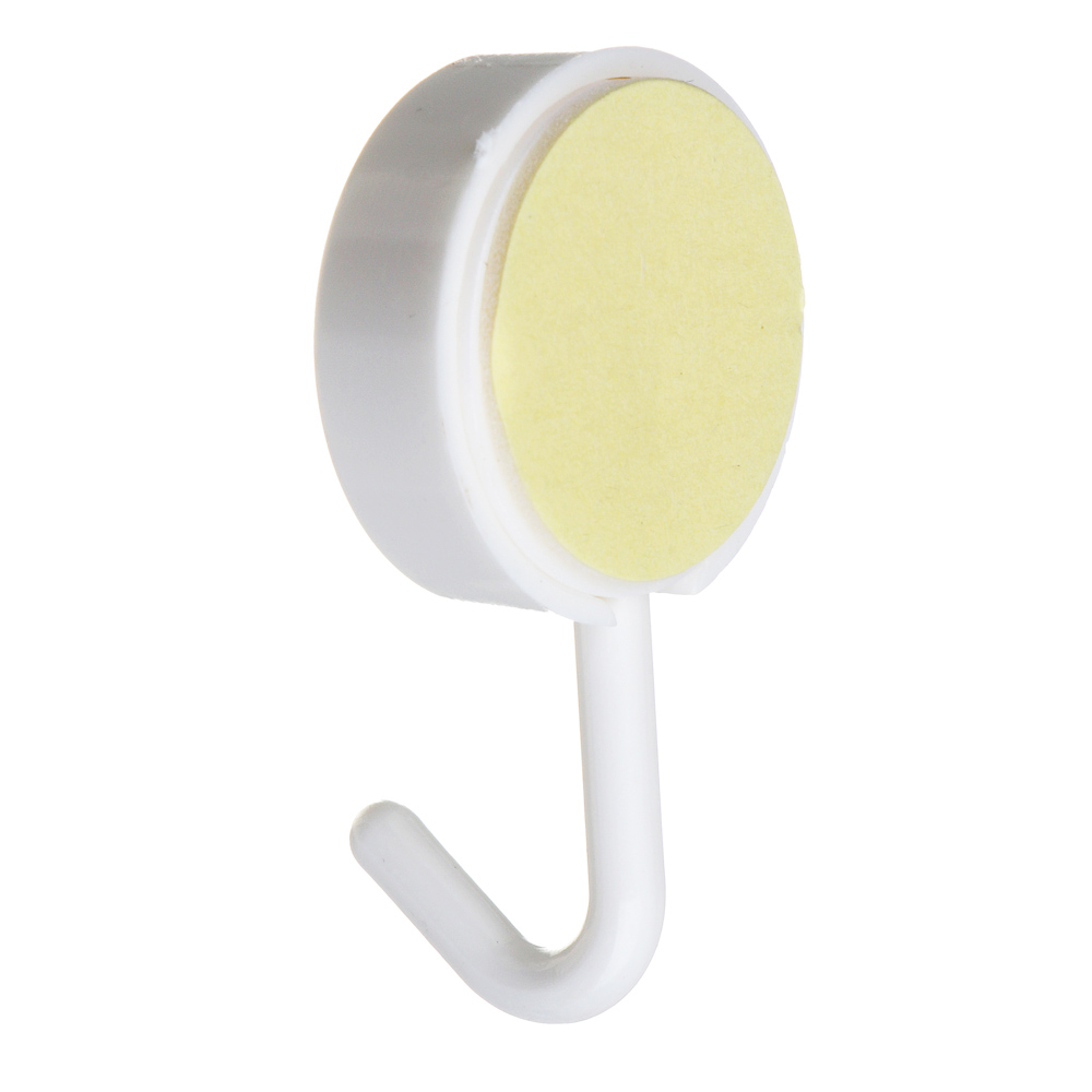 Крючки самоклеящиеся тм VETTA, полистирол, цвет белый, 4шт, арт.№ 440-404