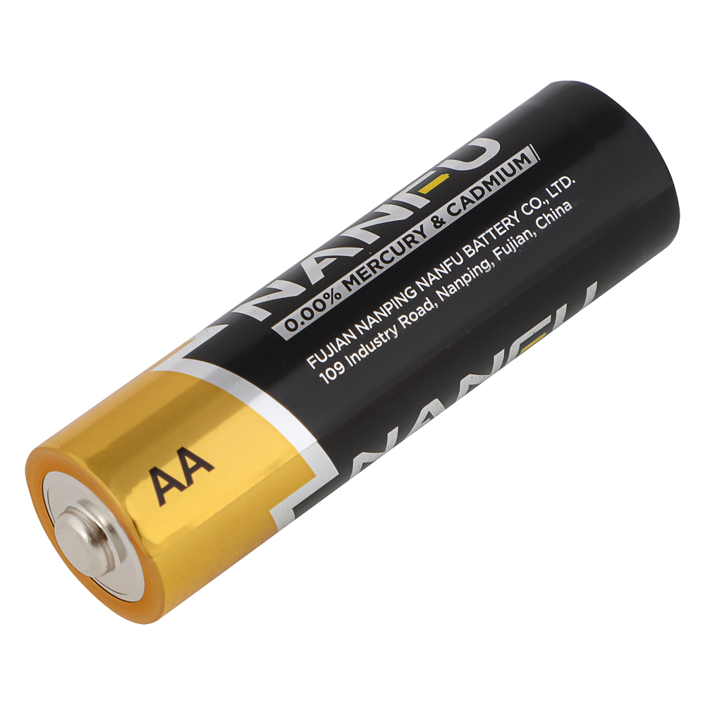 Батарейки AA Nanfu (LR6) 2шт в блистере, щелочные 1.5В, высокой ёмкости, арт.№ 917-134