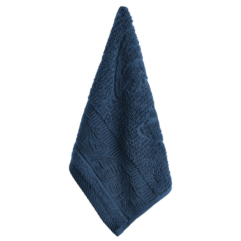 PROVANCE Нэви Полотенце махровое, 100% хлопок, 30х50см, 420гр/м, синий, арт.№ 484-152