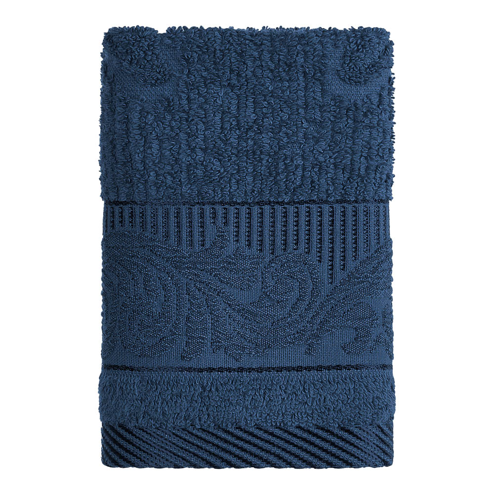 PROVANCE Нэви Полотенце махровое, 100% хлопок, 30х50см, 420гр/м, синий, арт.№ 484-152
