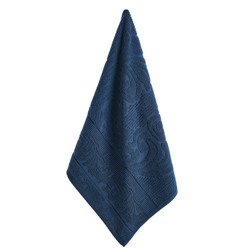 PROVANCE Нэви Полотенце махровое, 100% хлопок, 50х90см, 420гр/м, синий, арт.№ 484-153