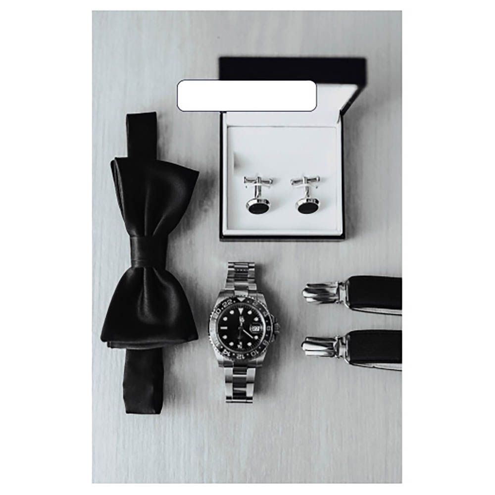 Пакет "Для него" с вырубной неусиленной ручкой 20х30см, арт.№ 568-281