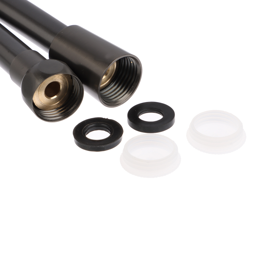 RAIN Шланг для душа, 150см, 1/2"(Имп)-1/2"(Имп), ПВХ, латунь, антитвист, графит, арт.№ 569-042