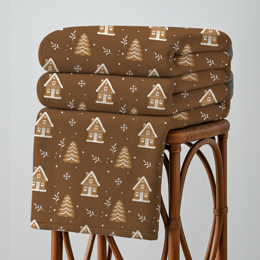 Плед флис тм PROVANCE Пряня, 150х200см, принт, 160 г/м, 100% полиэстер, 2 дизайна, арт.№ 492-313