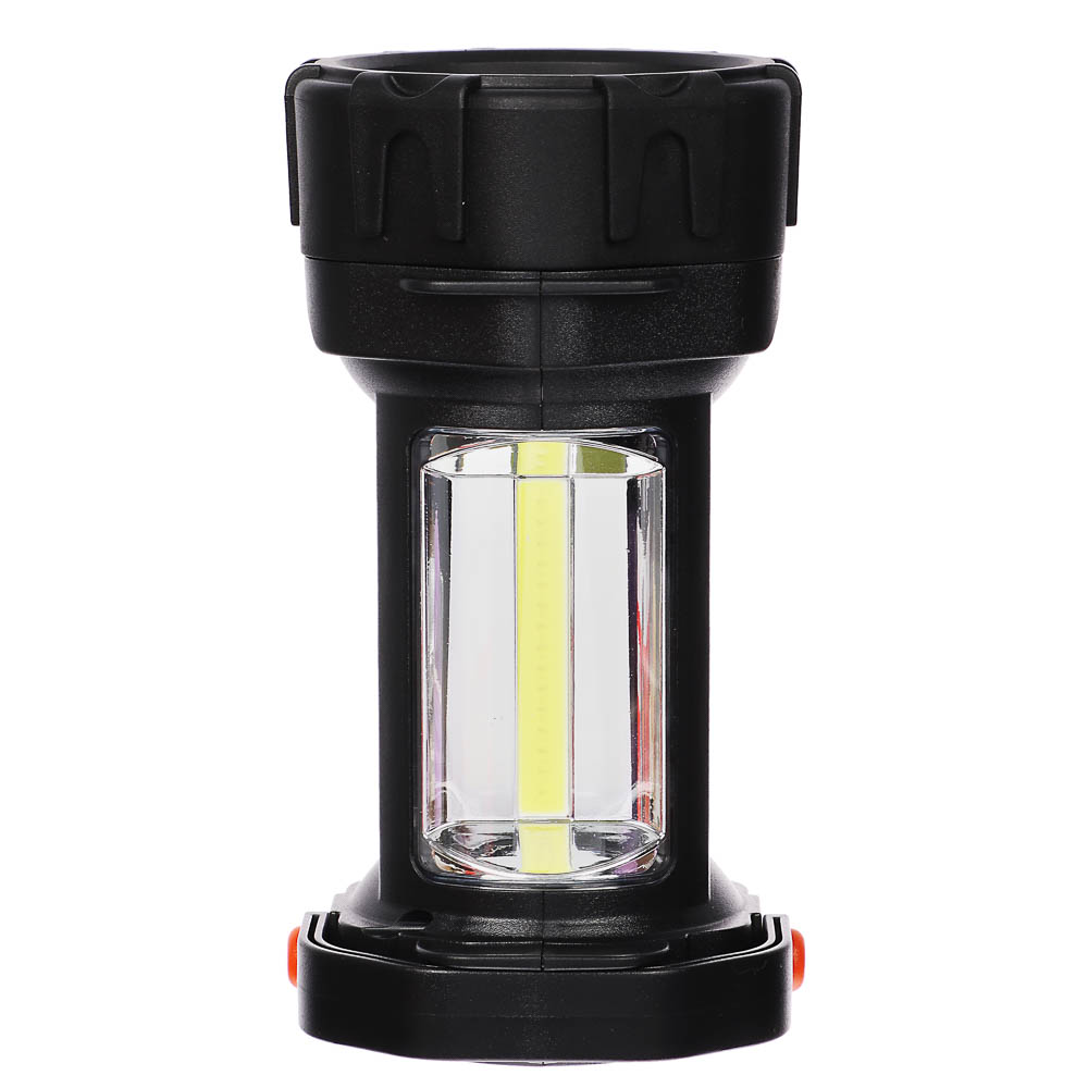 Фонарь прожектор тм ЕРМАК, 1LED+1COB, аккумулятор 2400мАч, USB, 91х137х175 мм, пластик, красный свет, арт.№ 223-005