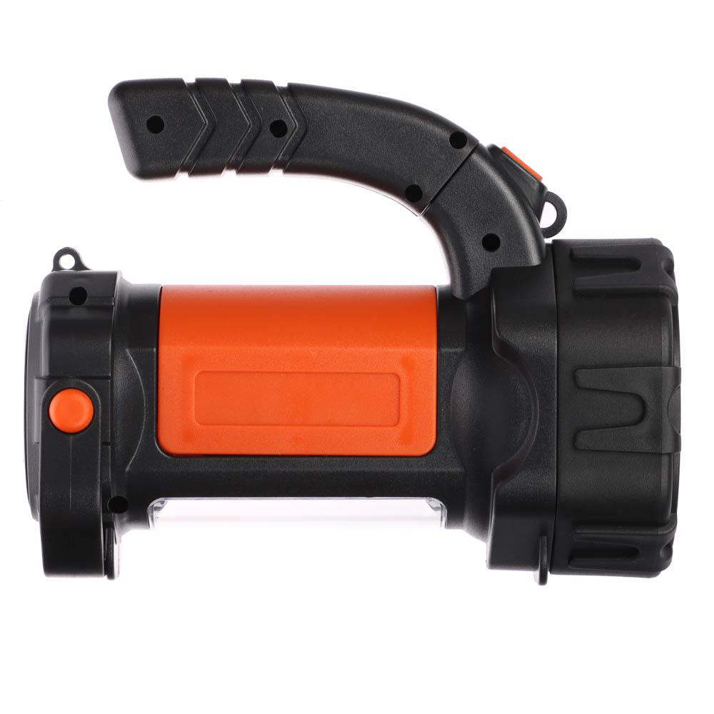 Фонарь прожектор тм ЕРМАК, 1LED+1COB, аккумулятор 2400мАч, USB, 91х137х175 мм, пластик, красный свет, арт.№ 223-005