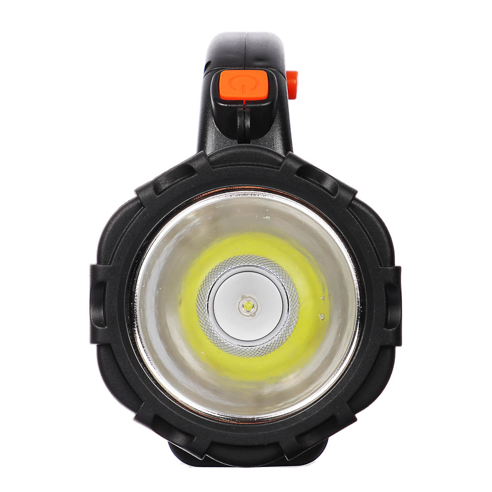 Фонарь прожектор тм ЕРМАК, 1LED+1COB, аккумулятор 2400мАч, USB, 91х137х175 мм, пластик, красный свет, арт.№ 223-005