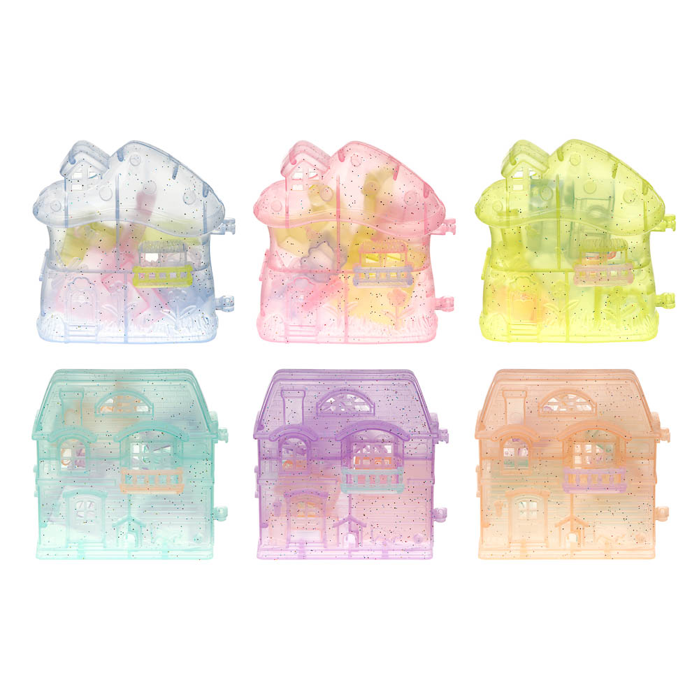 ИГРОЛЕНД Набор мебели в домике-кейсе, PP, 9х4х9,3 см, 4 диз., арт.№ 278-115