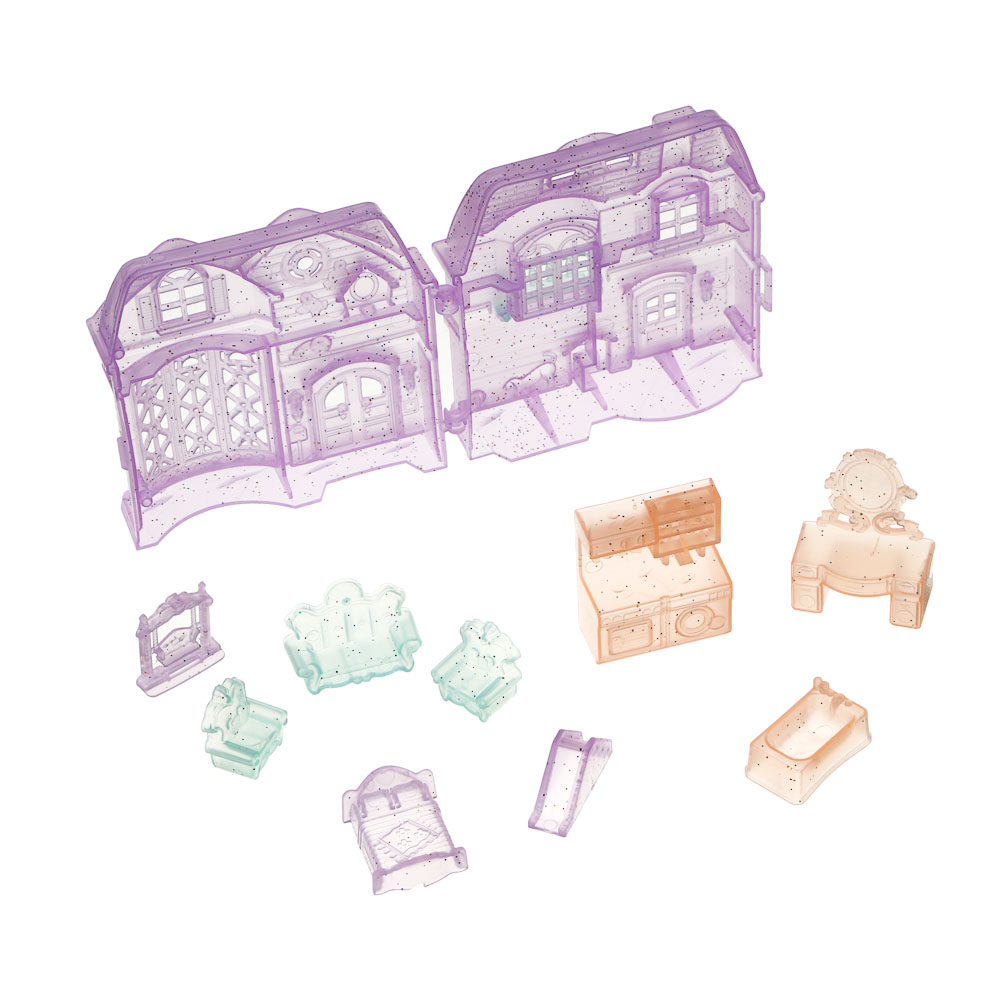 ИГРОЛЕНД Набор мебели в домике-кейсе, PP, 9х4х9,3 см, 4 диз., арт.№ 278-115