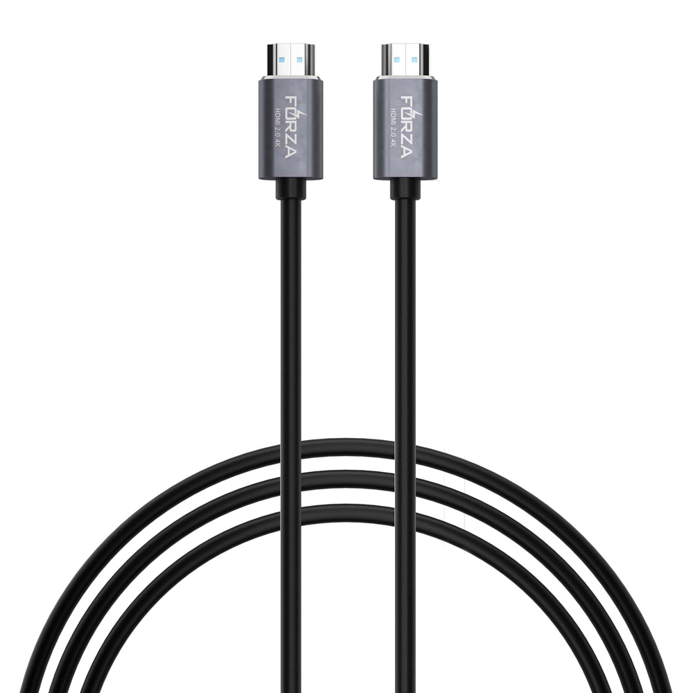 Кабель HDMI FORZA, 4K, 1,8м, позолоч.контакты, оплётка ПВХ, арт.№ 470-065