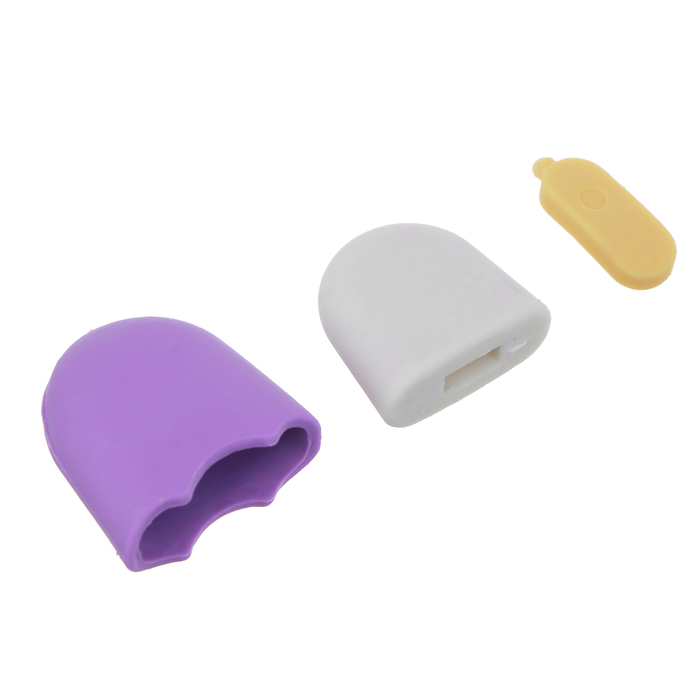 Ластик в форме эскимо на палочке, 3,5х2,5х1,3см, 4 цвета, ТПР, арт.№ 607-062