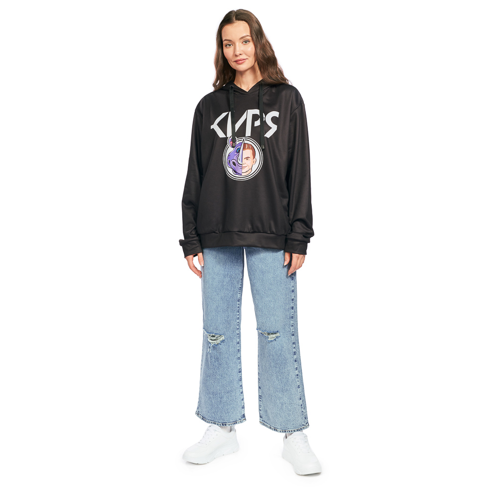 Джемпер для взрослых "КИРЯ", размер L, Футер (100% полиэстер), 4 дизайна, арт.№ 006-017