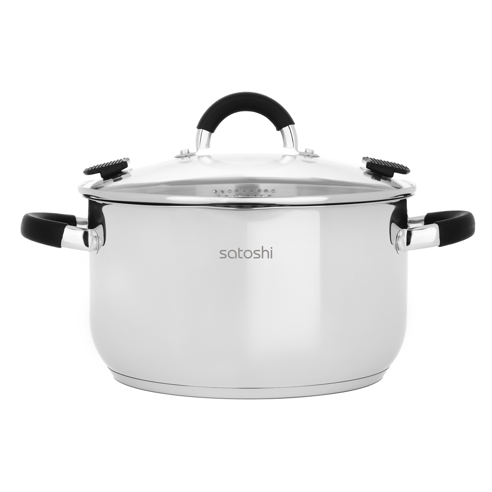 SATOSHI Арбон Кастрюля 24х13,5см, 5,9л, со стекл. крышкой, индукция, арт.№ 822-288