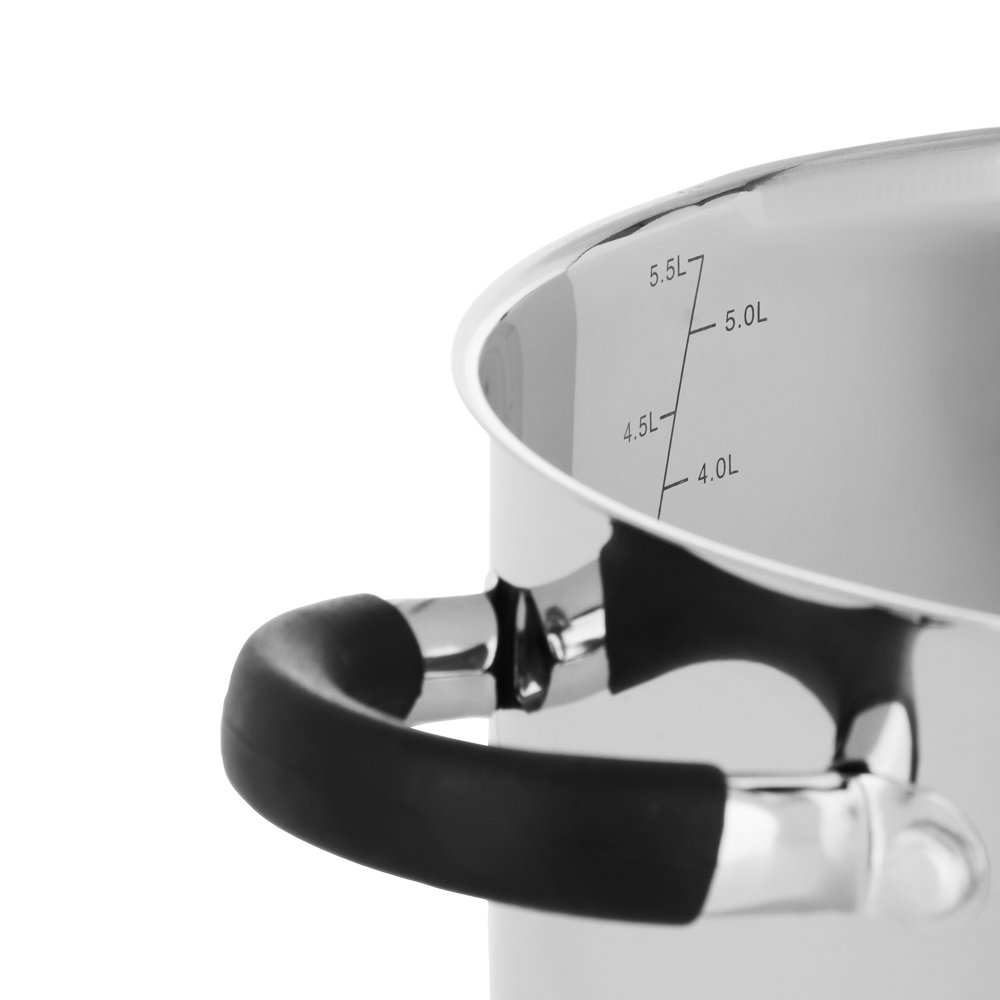 SATOSHI Арбон Кастрюля 24х13,5см, 5,9л, со стекл. крышкой, индукция, арт.№ 822-288