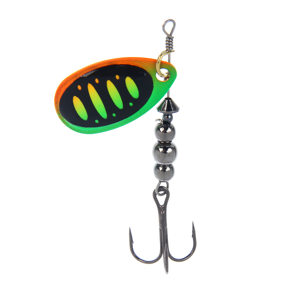 Блесна вращающаяся "Радуга" тм AZOR FISHING, №3, 6,5 гр, 5 цветов, арт.№ 145-157