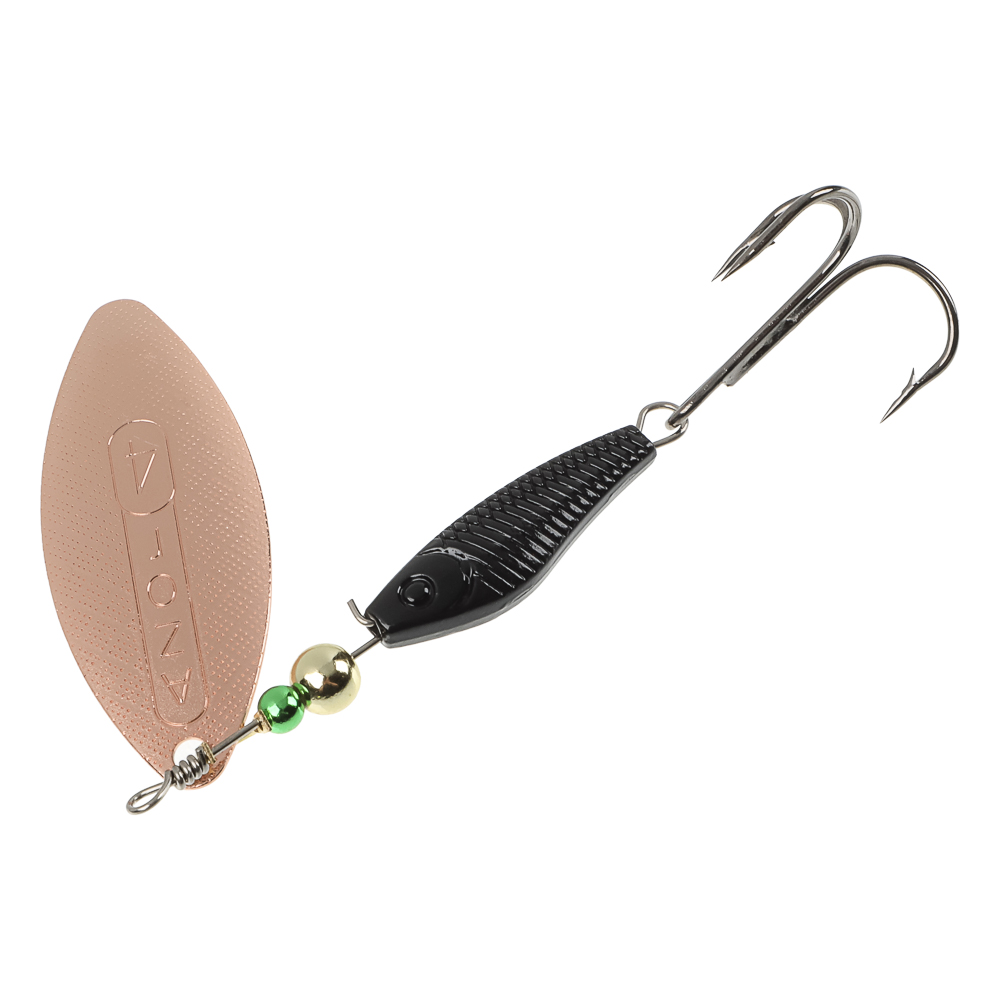 Блесна вращающаяся "Хэви Лонг" тм AZOR FISHING, №4, 8 гр, 5 цветов, арт.№ 145-133