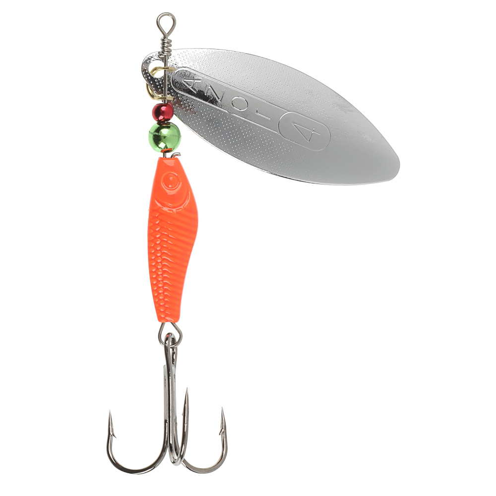 Блесна вращающаяся "Хэви Лонг" тм AZOR FISHING, №4, 8 гр, 5 цветов, арт.№ 145-133