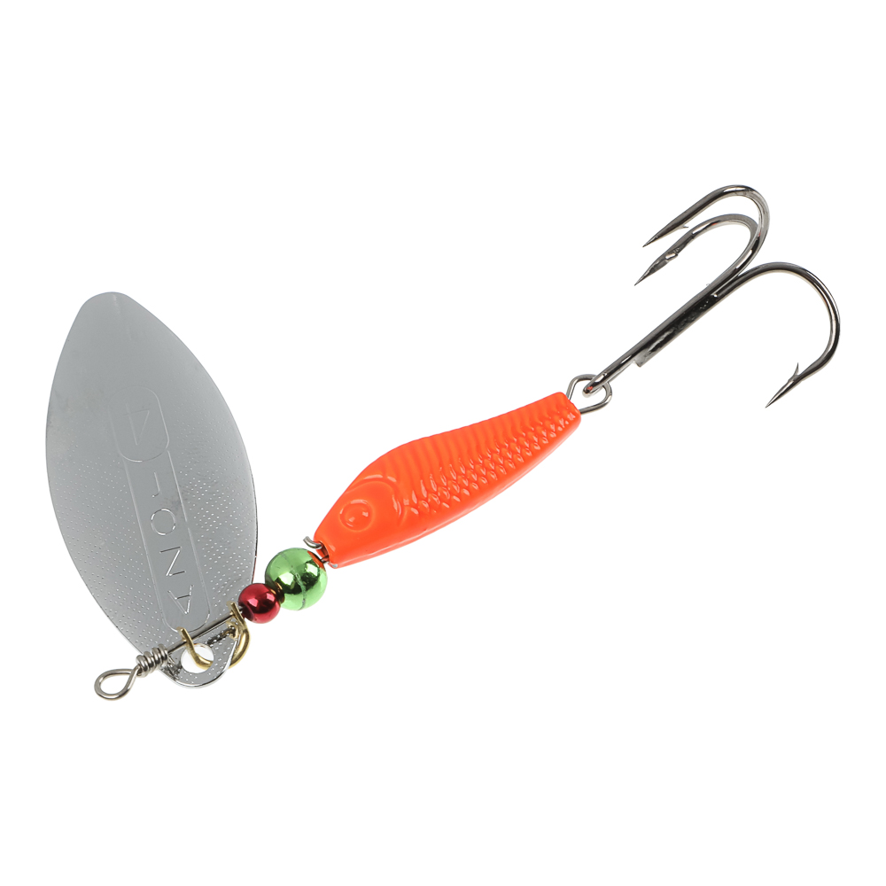 Блесна вращающаяся "Хэви Лонг" тм AZOR FISHING, №4, 8 гр, 5 цветов, арт.№ 145-133