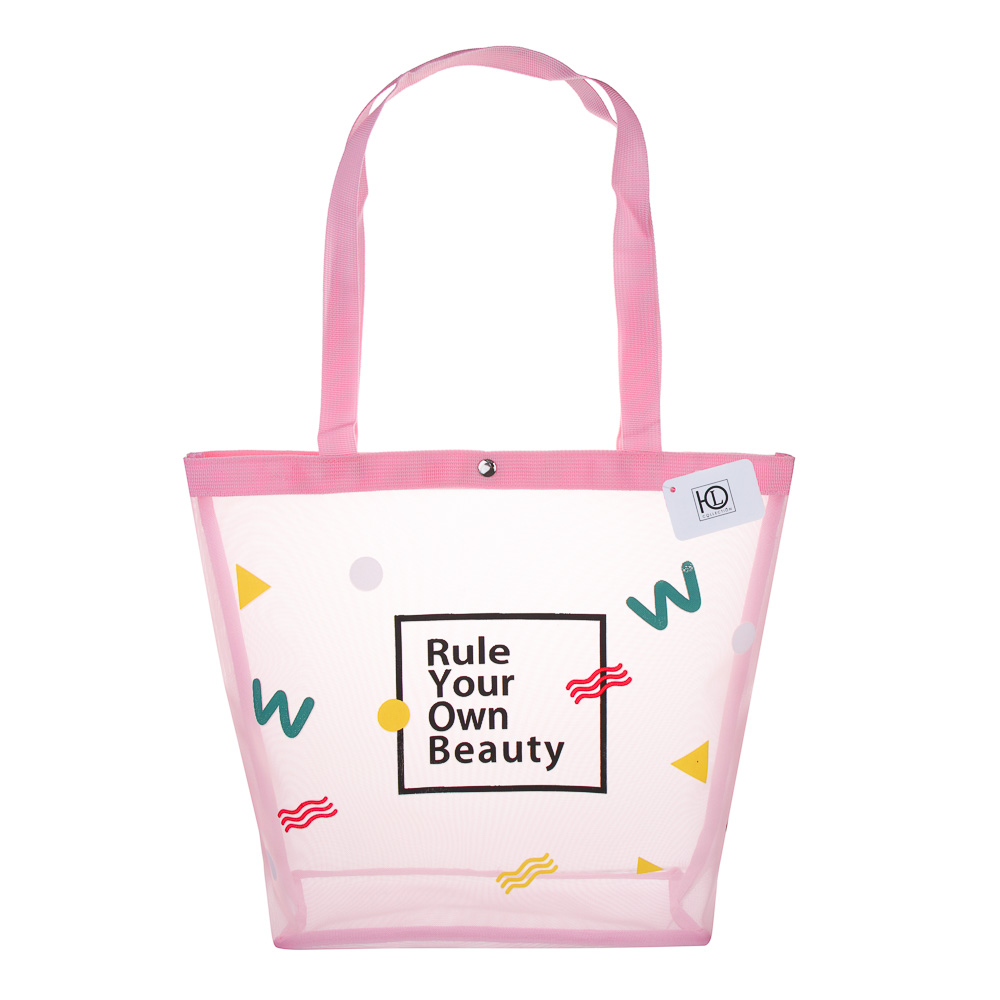 ЮL Айрис Сумка сетка пляжная, полиэстер, 40х35х10см, 3 цвета, СЗВЛ25-03, арт.№ 337-208