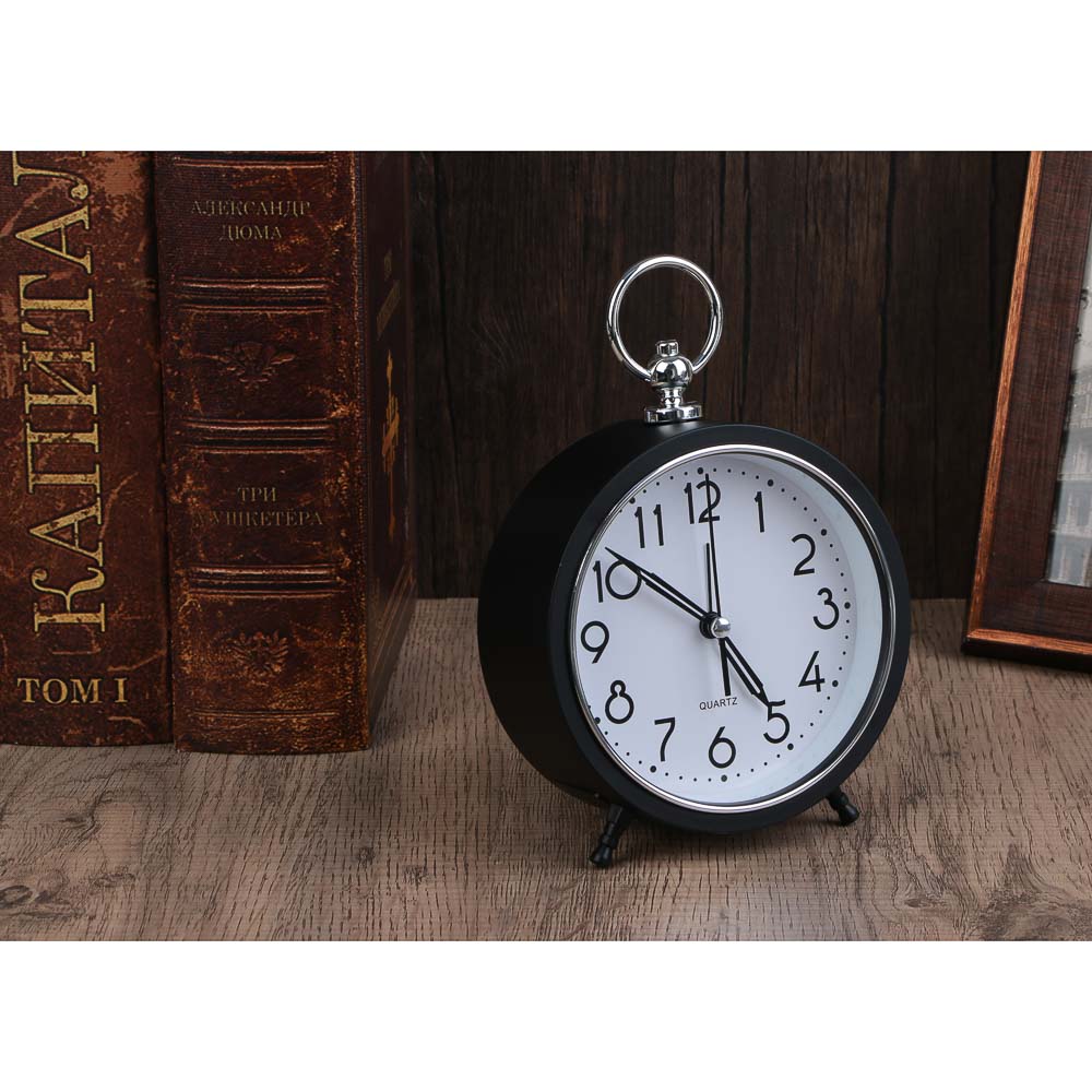 LADECOR CHRONO Будильник, 12x5x13 см, пластик, 1хАА, 2 цвета, арт.№ 529-319