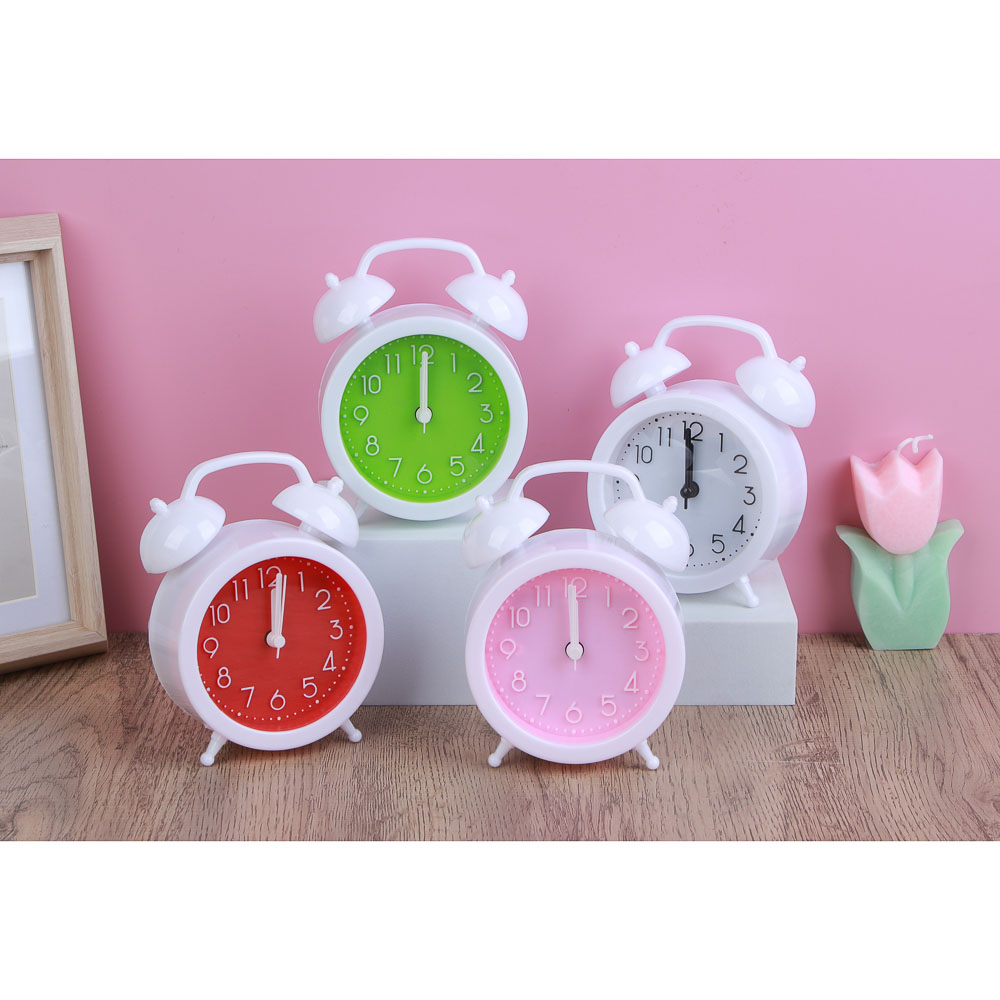 LADECOR CHRONO Будильник, 9,4x4,1x13,5 см, пластик, 1хАА, 4 дизайна, арт.№ 529-325