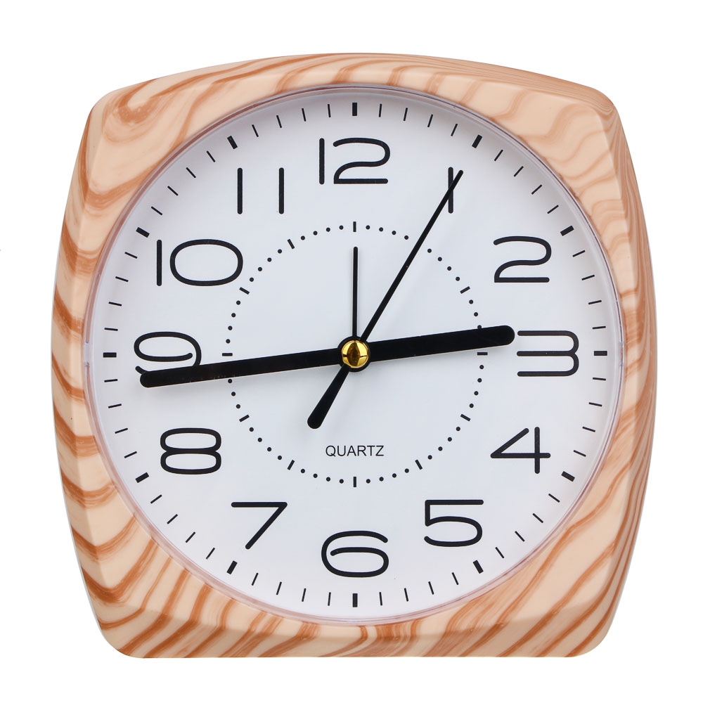 LADECOR CHRONO Будильник, 13,5x13,5x4 см, 1хАА, пластик, арт.№ 529-326