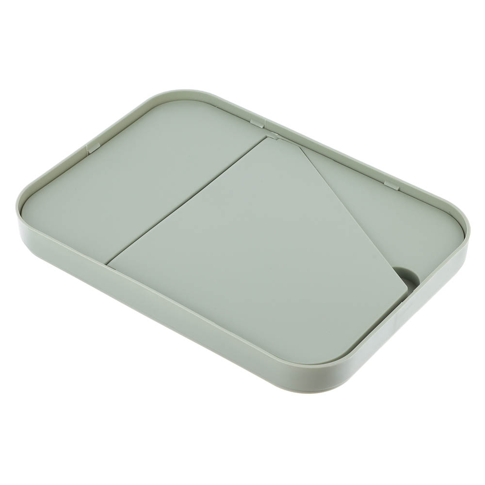 Зеркало настольное тм ЮНИLOOK пластик, стекло, 13х18см, 4 цвета, ЗН19-1, арт.№ 347-087