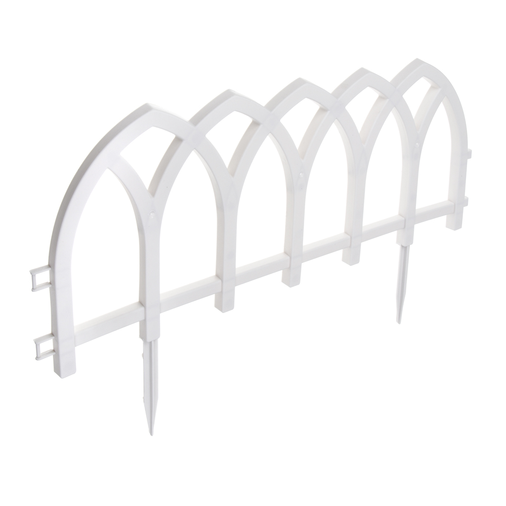 INBLOOM Набор: заборчик садовый 4шт 50x29см терракот, PP, арт.№ 172-115