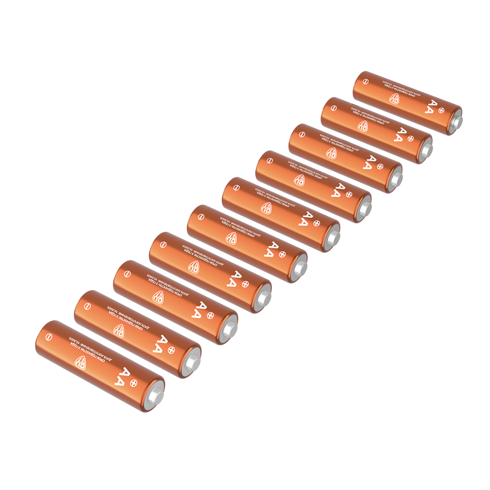 Батарейки AA BY Promo (R6P) 10шт в спайке, солевые 1.5В, арт.№ 917-130